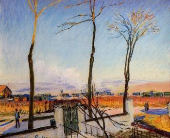 阿爾弗萊德 西斯萊 Winter Sun, Moret 阿爾弗萊德 西斯萊 Winter Sun, Moret